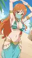 timeskip nami one piece - A Drift That Knew Where to Find Me - AI generated portrait image in 1080x1920 resolution by @anon