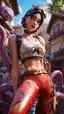 fortnite superhero porn - The Long Way Into Rush - AI generated portrait image in 1080x1920 resolution by @anon