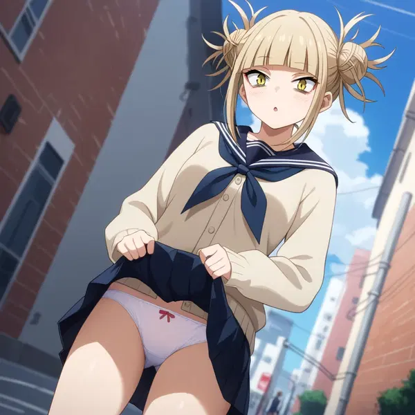 himiko toga full body - The Afterglow That Moved Through Every Wall - AI generated square image in 1080x1080 resolution by @anon