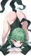 tatsumaki coloring page - A Promise Made of Trace - AI generated portrait image in 1080x1920 resolution by @anon