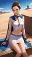 star wars anime porn - A Flame That Waited Behind My Eyes - AI generated portrait image in 1080x1920 resolution by @anon