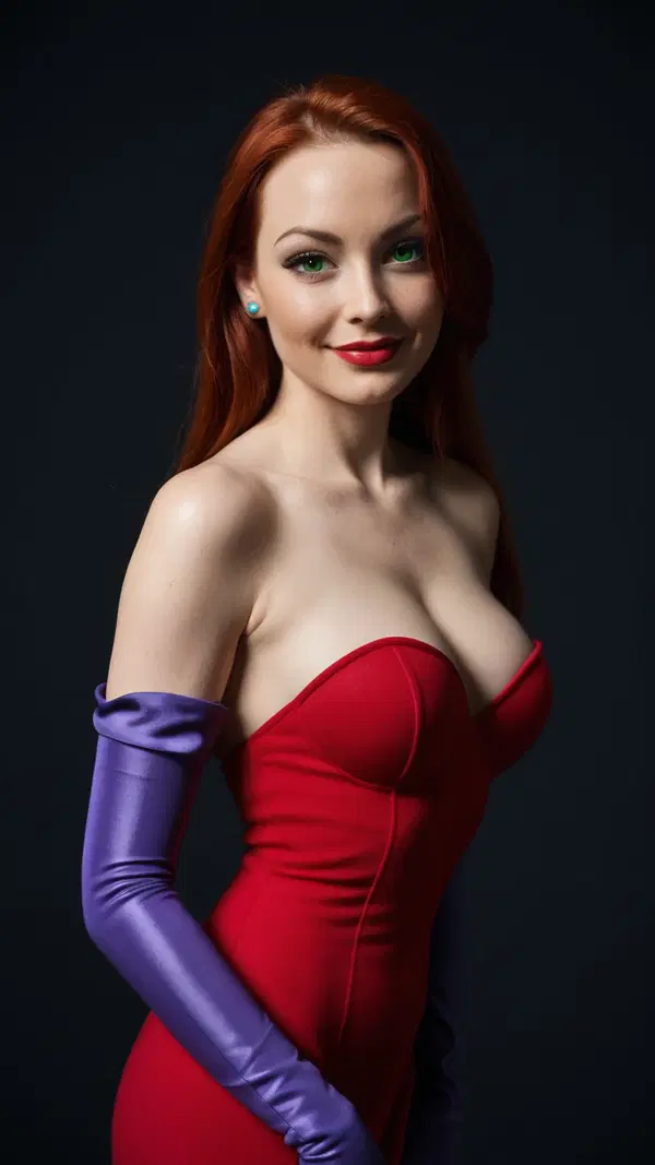 jessica rabbit porn pics - Lust That Leaves Me Shaking - AI generated portrait image in 1080x1920 resolution by @anon