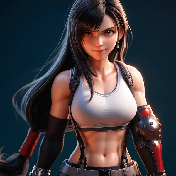 tifa lockhart vr porn - Burning for More Every Single Time - AI generated square image in 1080x1080 resolution by @anon
