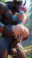 cartoon character ai porn - The Heat Hidden Inside Risk - AI generated portrait image in 1080x1920 resolution by Anonymous Creator