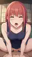 chainsaw man porn hentai - The Danger That Stayed Too Close - AI generated portrait image in 1080x1920 resolution by @anon