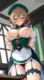 genshin impact fischl hentai - The Silence That Burned Past the Warning - AI generated portrait image in 1080x1920 resolution by @anon