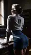 erotic ai xxx - A Danger That Left No Easy Exit - AI generated portrait image in 1080x1920 resolution by @anon