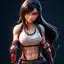 tifa final fantasy porn - The Burn That Stays for Days - AI generated square image in 1080x1080 resolution by @anon