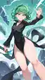 calcinha da tatsumaki - A Warning Written as Tension - AI generated portrait image in 1080x1920 resolution by @anon