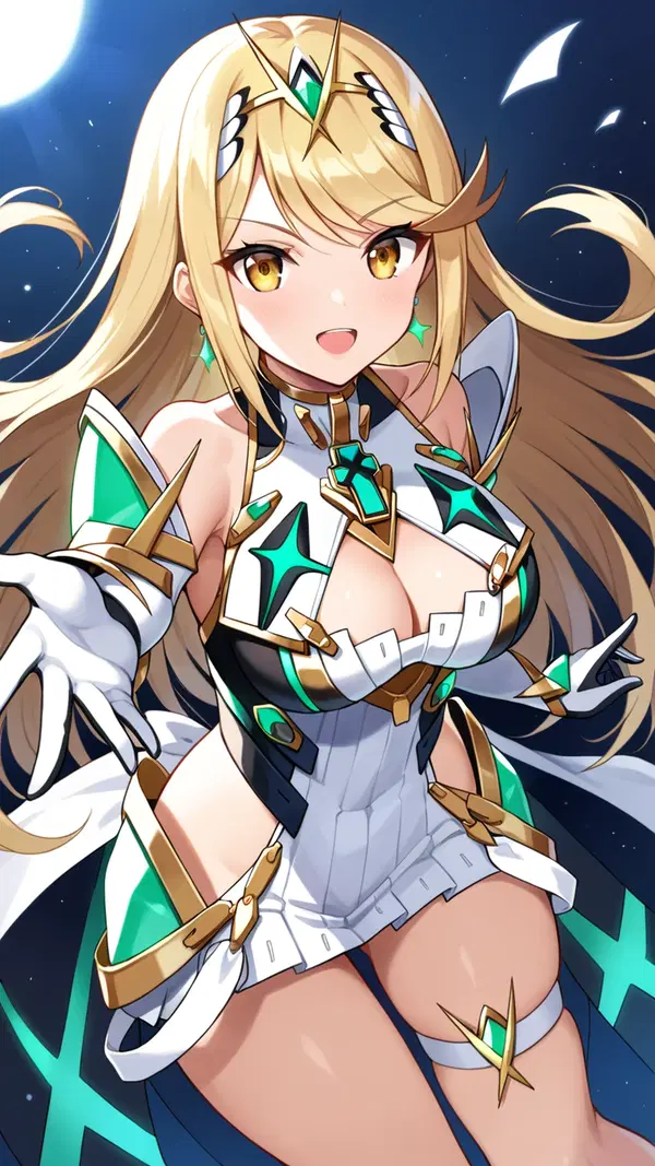 naked mythra - Heat That Never Cools Down - AI generated portrait image in 1080x1920 resolution by @anon