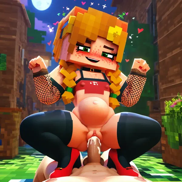 minecraft xxx slipperyt - Heat That Became the Whole Story - AI generated square image in 1080x1080 resolution by @anon