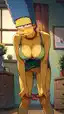 los simpsons viejas costumbres xxx - Want That Cuts Like Glass - AI generated portrait image in 1080x1920 resolution by @anon