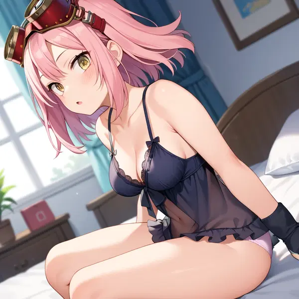 sexy mei hatsume - A Restlessness That Felt Too Close to Name - AI generated square image in 1080x1080 resolution by @anon