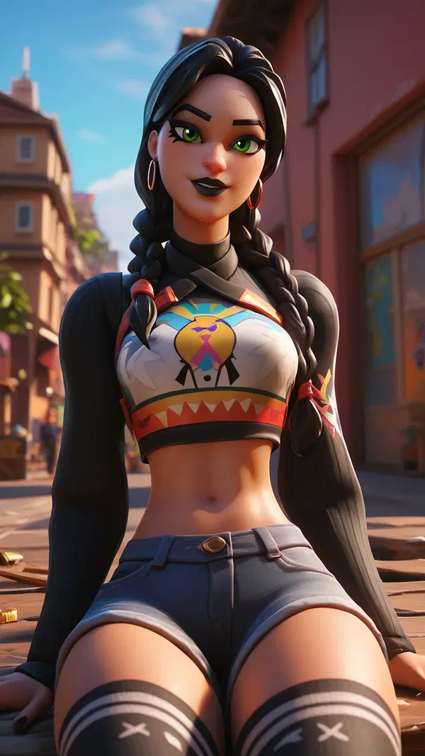 fortnite clara rule 34 - A Fever That Turned Into Weather - AI generated portrait image in 1080x1920 resolution by @anon
