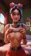 fortnite leelah rule 34 - A Night That Refused the Morning - AI generated portrait image in 1080x1920 resolution by @anon