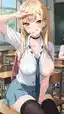 sex marin kitagawa - A Fall That Turned Softly Dangerous - AI generated portrait image in 1080x1920 resolution by @anon