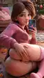 aunt cass big tits - Lust That Tastes Like a Lie - AI generated portrait image in 1080x1920 resolution by @anon