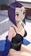 raven animation hentai - The Reverie That Opened in Shadow - AI generated portrait image in 1080x1920 resolution by @anon