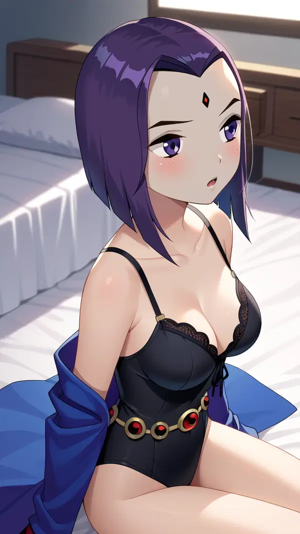 raven animation hentai - The Reverie That Opened in Shadow - AI generated portrait image in 1080x1920 resolution by @anon