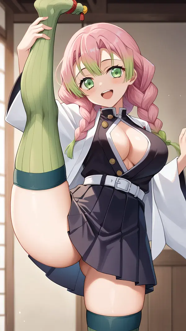demon slayer daki cosplay sex - Heat Wrapped Around Every Thought - AI generated portrait image in 1080x1920 resolution by @anon