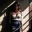 ai asian naked - A Silence That Opened in Shadow - AI generated square image in 1080x1080 resolution by @anon