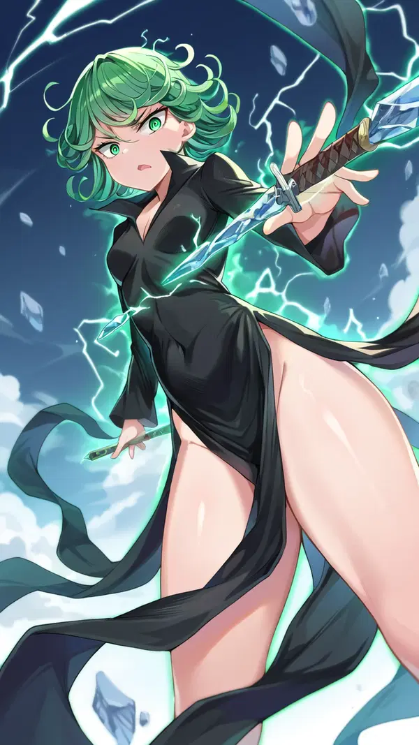 tatsumaki telanjang - The Want That Was There Before I Named It - AI generated portrait image in 1080x1920 resolution by @anon