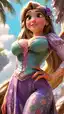 rapunzel porn comic - Lust That Wakes at Midnight - AI generated portrait image in 1080x1920 resolution by @anon