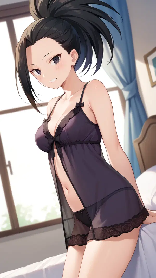 hentai mha mina - The Long Way Into Gravity - AI generated portrait image in 1080x1920 resolution by @anon