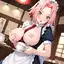sakura cosplay nsfw - The Fire That Found Me - AI generated square image in 1080x1080 resolution by @anon
