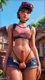 fortnite ariana grande porn - The Echo That Pulled Me Under - AI generated portrait image in 1080x1920 resolution by @anon
