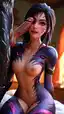 gwen hentai league of legends - The Darkness That Opened in Shadow - AI generated portrait image in 1080x1920 resolution by Anonymous Creator