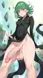 tatsumaki twerk kitty - The Fall That Came Without Mercy - AI generated portrait image in 1080x1920 resolution by @anon