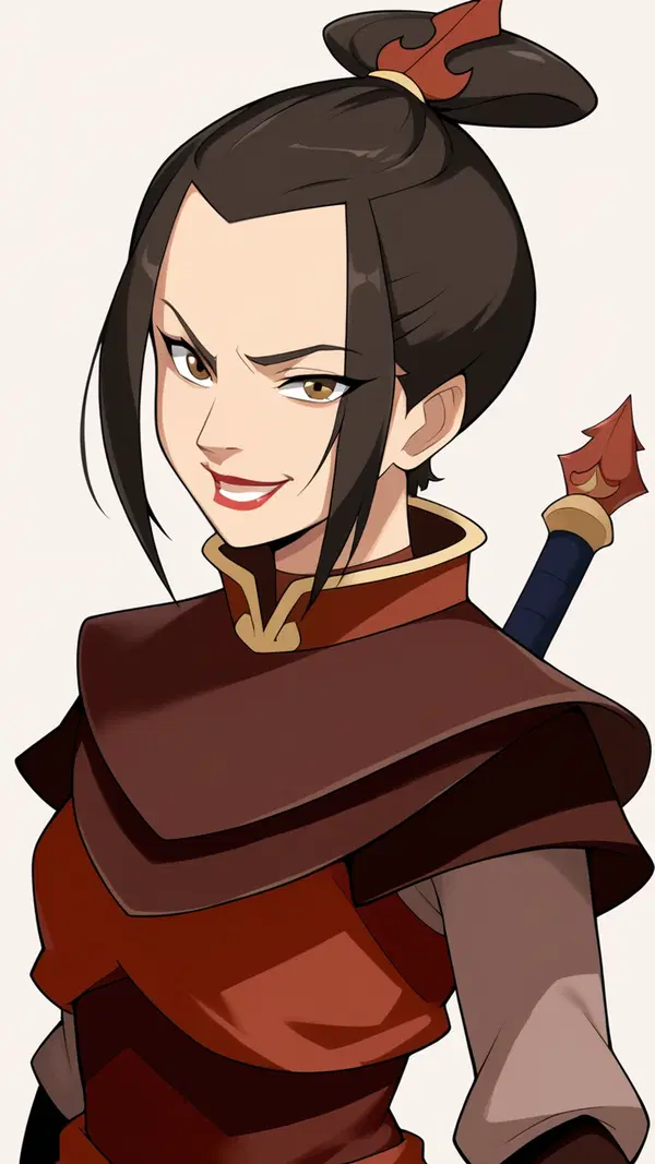 azula de avatar - The Shape Magnet Takes at Night - AI generated portrait image in 1080x1920 resolution by @anon
