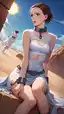 cosplay star wars nude - The Ember That Cut Through Silence - AI generated portrait image in 1080x1920 resolution by @anon