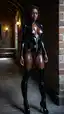 big tits ebony sex - The Heat Beneath the Silence - AI generated portrait image in 1080x1920 resolution by Anonymous Creator