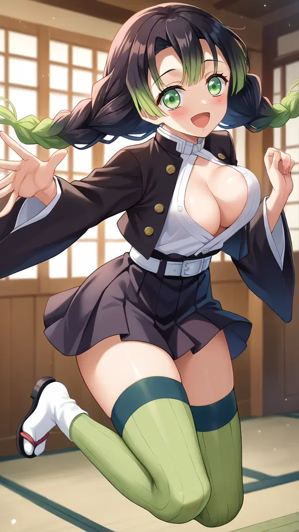 demon slayer trans porn - A Collapse That Fell Through the Hours - AI generated portrait image in 1080x1920 resolution by @anon