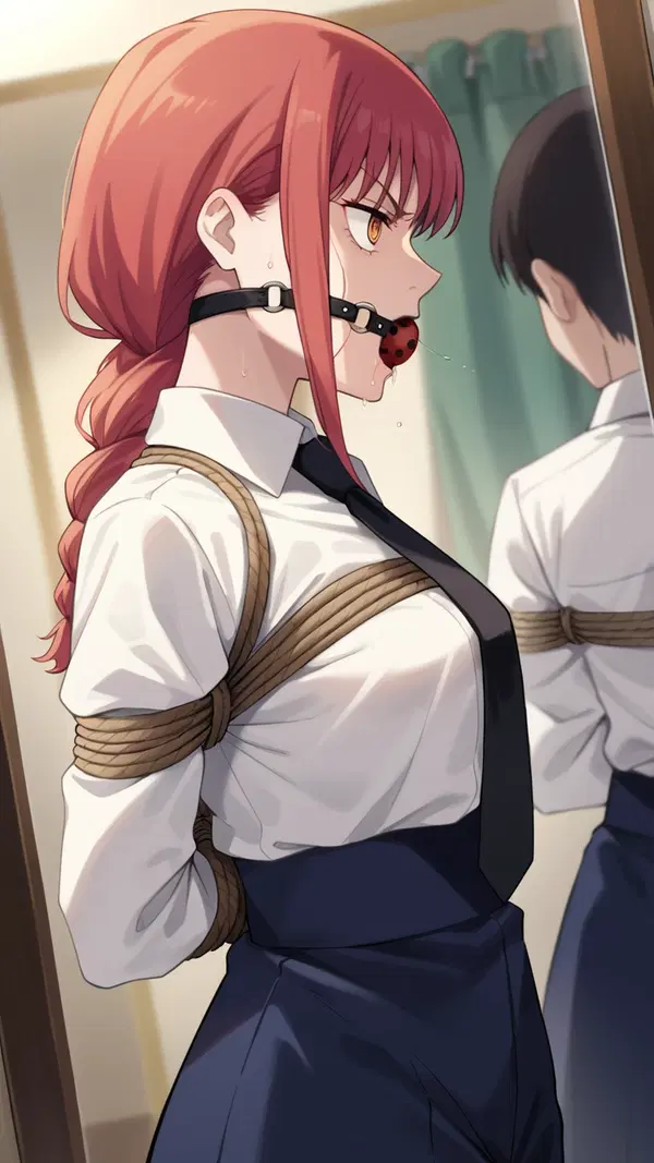 makima rule 34 animation - A Friction That Made Silence Feel Loud - AI generated portrait image in 1080x1920 resolution by Anonymous Creator