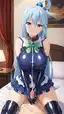 konosuba aqua nude - A Devotion That Learned to Sound Like Fate - AI generated portrait image in 1080x1920 resolution by @anon