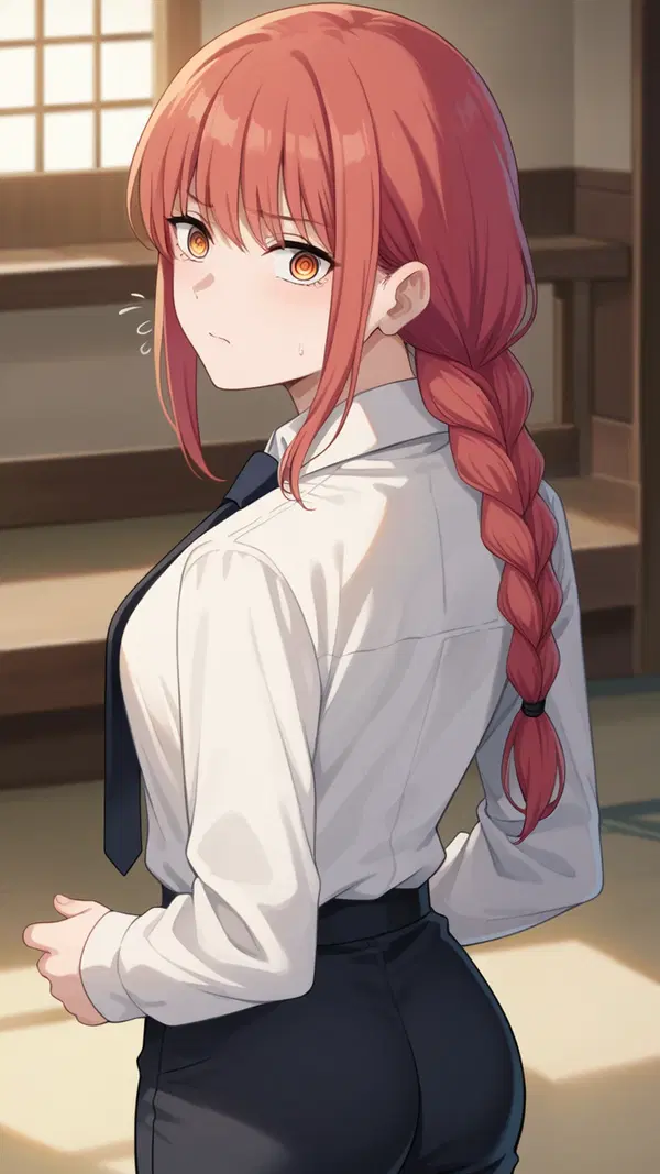 chainsaw man sex hentai - A Burn Too Deep to Name - AI generated portrait image in 1080x1920 resolution by Anonymous Creator