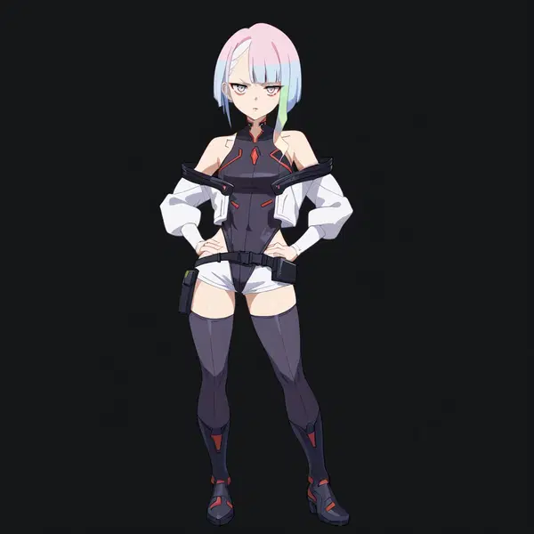 cyberpunk lucy r34 - The Fever That Moved Like a Secret - AI generated square image in 1080x1080 resolution by @anon