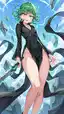 tatsumaki wallpaper 4k phone - A Dangerous Kind of Pulse - AI generated portrait image in 1080x1920 resolution by Anonymous Creator