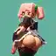 ellie hentai minecraft - A Surrender That Made the Air Remember - AI generated square image in 1080x1080 resolution by @anon