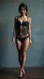 hot asian nude photos - The Darkness That Followed Me Home - AI generated portrait image in 1080x1920 resolution by @anon
