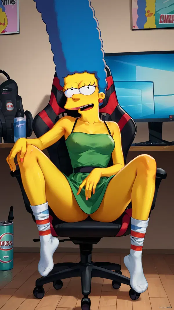 hentai comic los simpsons - A Trace That Turned Want Into Weather - AI generated portrait image in 1080x1920 resolution by @anon
