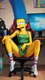 hentai comic los simpsons - A Trace That Turned Want Into Weather - AI generated portrait image in 1080x1920 resolution by @anon