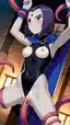 raven teen titans joi - The Spark That Rose Without Permission - AI generated portrait image in 1080x1920 resolution by @anon