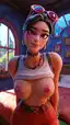 fortnite comic xxx - The Kind of Static That Returns - AI generated portrait image in 1080x1920 resolution by @anon