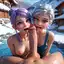 ai 3d cartoon porn - Wild Nights Without a Compass - AI generated square image in 1080x1080 resolution by Anonymous Creator