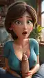 aunt cass café photos - Wild Passion Without Control - AI generated portrait image in 1080x1920 resolution by @anon