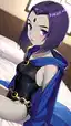 raven backseat passenger hentai - Temptation That Arrived Uninvited - AI generated portrait image in 1080x1920 resolution by @anon